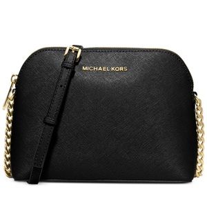 Michael Kors Cindy Lrg Saffiano Leather Crossbody